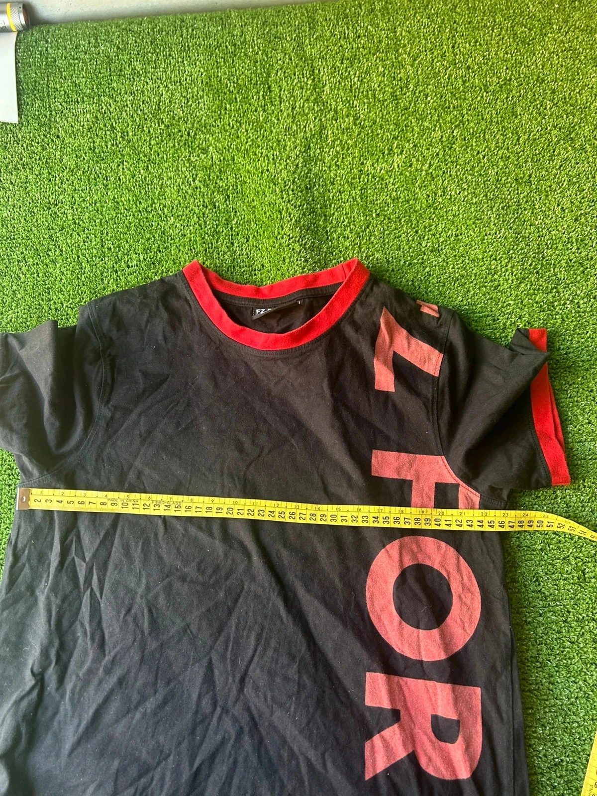 Black t-shirt with red patterns FZ Forza – photo 10